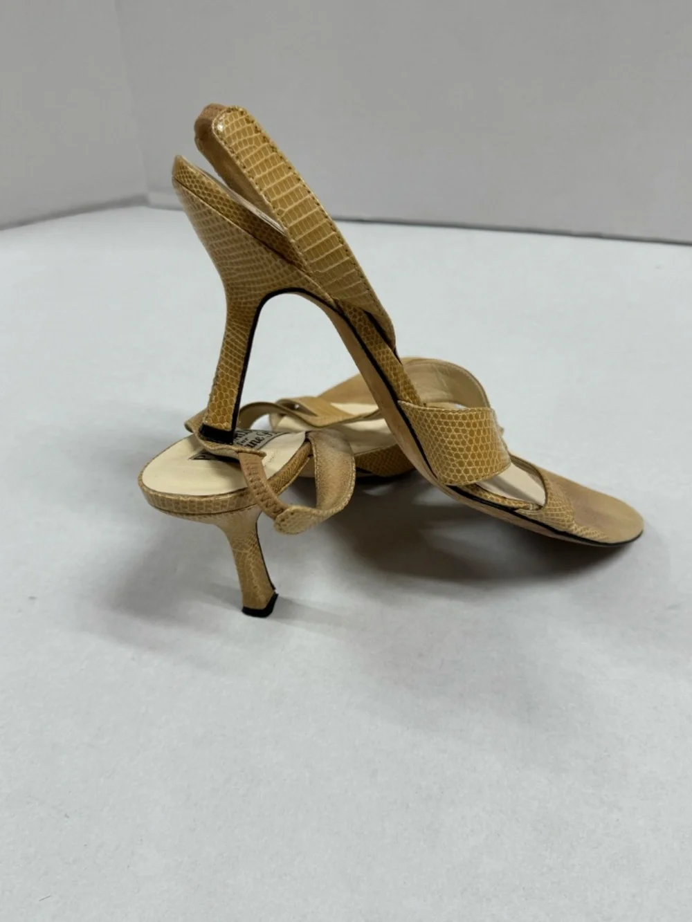 Pancaldi for Diane B Vintage Style Slingback Heels‎ - Size 8.